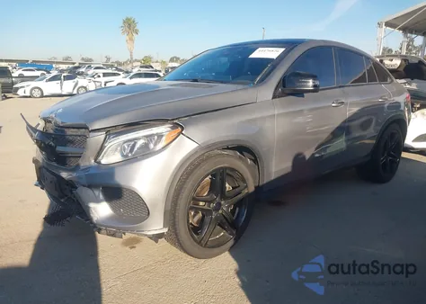 2016 Mercedes-Benz Gle 450 Amg Coupe 4Matic z USA, uszkodzony, nr VIN 4JGED6EB4GA037219